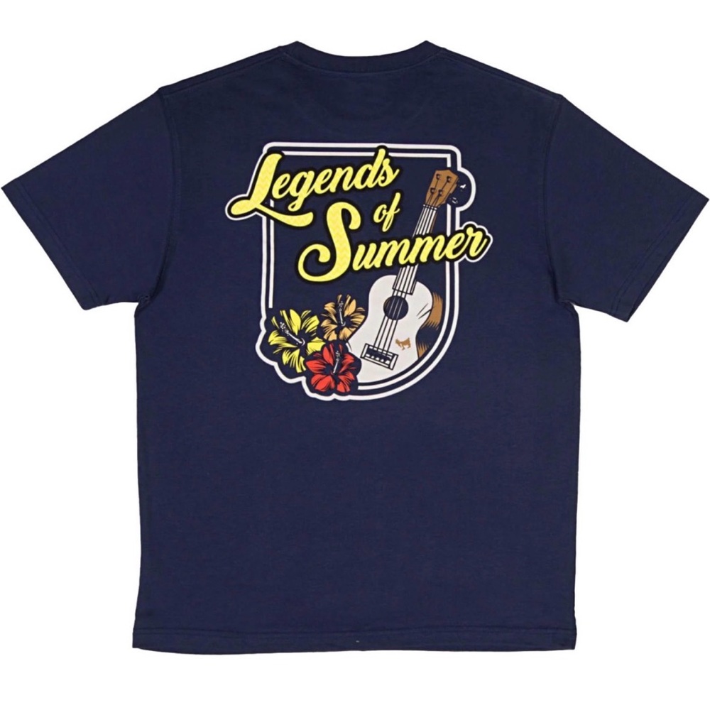 GOAT Navy Legends of Summer Graphic Tee, M